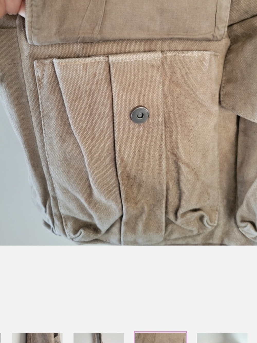 FREE PEOPLE/WE THE FREE Canvas Crossbody Tote - Picture 6 of 10